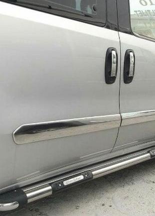 Молдинг дверний (4 шт, нерж) carmos - турецька сталь для opel combo 2012-2018 рр