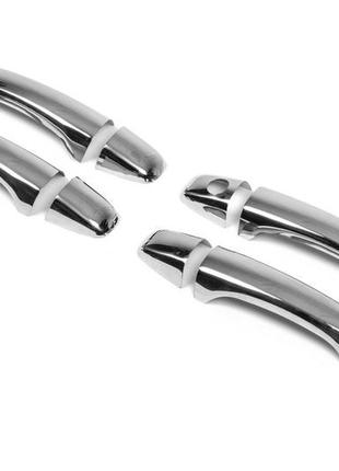 Накладки на ручки (4 шт, нерж.) для citroen c-4 picasso 2013-2024 гг