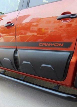 Молдинг на дверь omsaline (6 шт, abs) для volkswagen amarok 2010-2021 гг