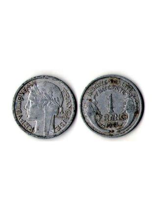 Франция четвертая республика 1 франк 1948.1957 год №1172