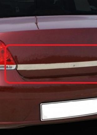 Накладка на кришку багажника 2006-2012 (нерж) без дірки під ключ для fiat linea рр