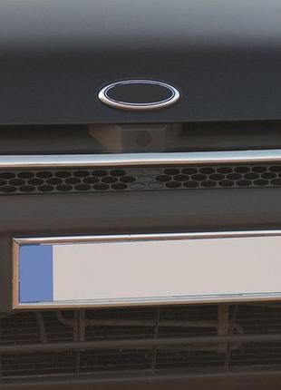 Накладки на решітку радіатора (1 шт., нерж.) omsaline - італійська нержавійка для ford connect 2002-2006 рр