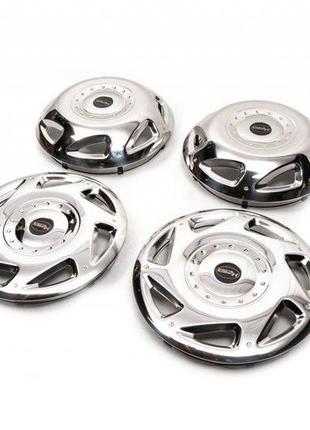 Колпаки из нержавейки оэм (2-каточный, 4 шт) для volkswagen crafter 2006-2017 гг