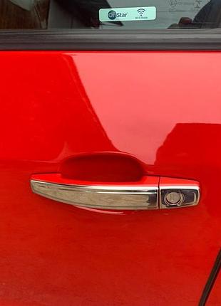 Накладки на ручки узкие (4 шт., нерж., omsa) для opel astra j 2010-2024 гг