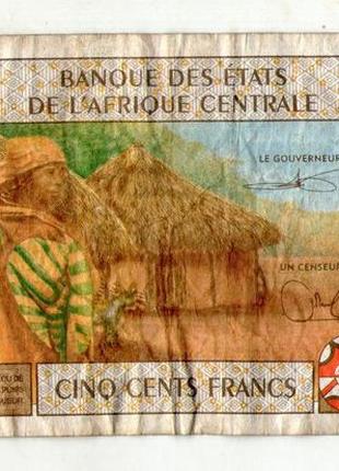 Центральная африка камерун 500 франков 2002 uns №193