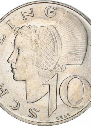 Австрія › вторая республика › 10 шиллингов, 1974-2001