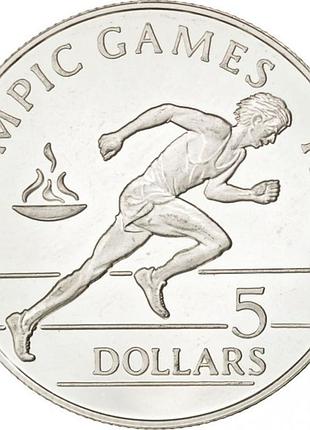 Ниуэ › королева елизавета ii 5 долларов, 1992 xxvi летние олимпийские игры, атланта 1996 серебро 10 гр. №619