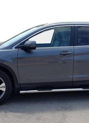 Бічні труби bb002 (2 шт., нерж) для honda crv 2012-2016 рр