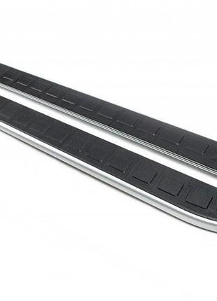 Бокові пороги fullmond (2 шт., алюміній) довга база для nissan interstar 2004-2010 рр