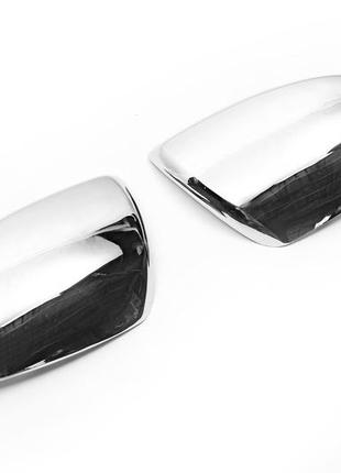 Накладки на дзеркала (2 шт) полірована нержавіюча сталь для mazda 3 2009-2013 рр
