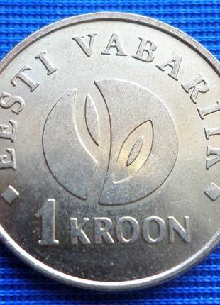 Естонія 2а республіка 1 крона, 2008 90 років естонської республіки no1078