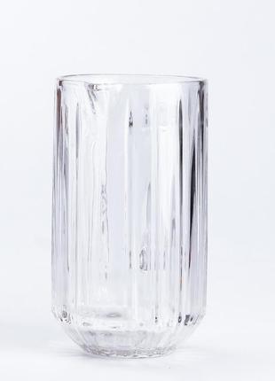 Глечик 1.2 літра скляний з носиком і ручкою прозорий2 фото