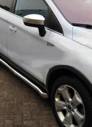 Бічні труби (2 шт., нерж.) для ford kuga 2008-2013 рр