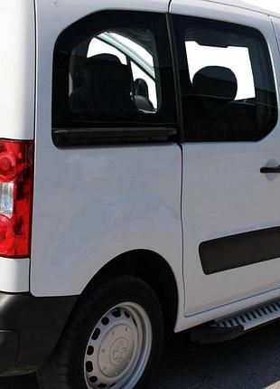 Боковые пороги line (2 шт., алюминий) для citroen berlingo 2008-2018 гг