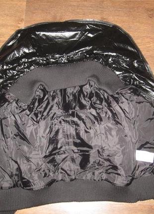 Куртка  colins , черная ,раз m-l, двойная змейка,утепленная3 фото