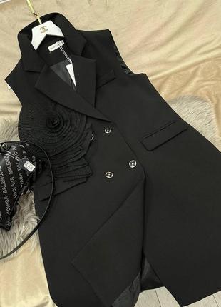 Жіноча чорна сукня magda butrym2 фото