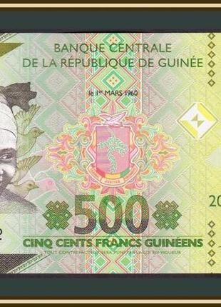 Гвінея - гвинея 500 франков 2018 (2019)  unc  №759