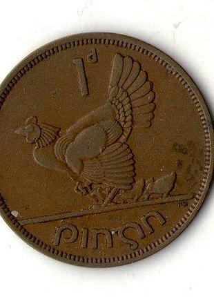 Ірландська - ірландія ≥ республіка ірландія (δire) 1 пенні, 1946 no802