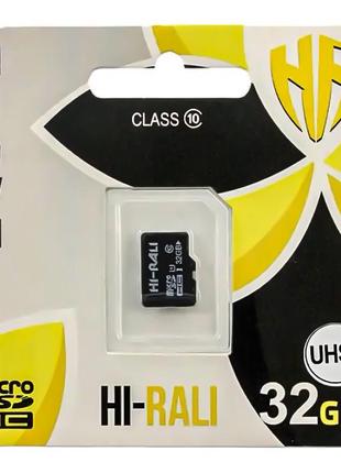 Карта памяти 32gb hi-ral uhs-i class 10 для хранения данных ku_22