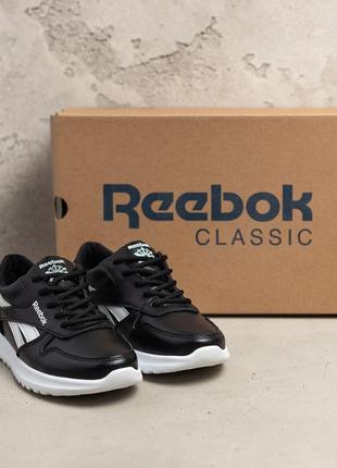 Подростковые кожаные кроссовки reebok5 фото