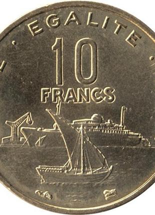 Джибуті 10 франків 1999 рік №1330