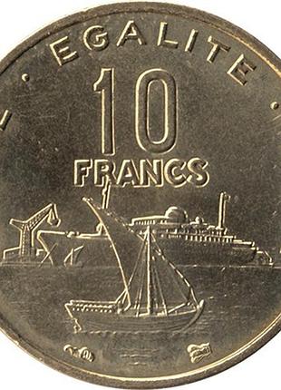 Джибуті 10 франків 1999 рік №1330