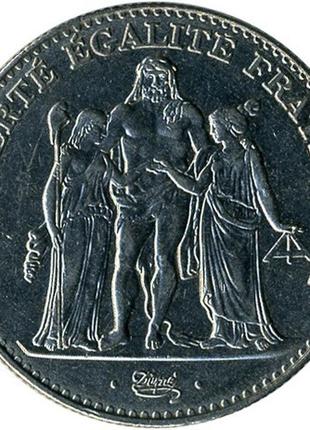 Франция › пятая республика 5 франков, 1996 200 лет французскому десятичному франку №1183