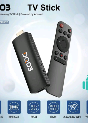 Android tv stick dq 03 2/16gb нова