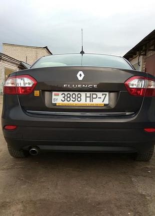 Кромка багажника (нерж.) для renault fluence 2009-2024 гг
