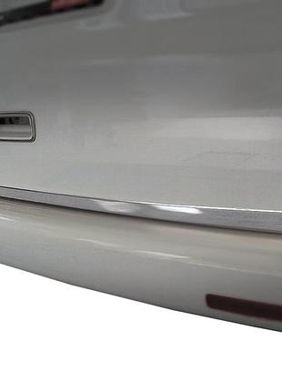 Накладка на кромку багажника (нерж) omsaline, 2 двери - распашные для volkswagen t5 transporter 2003-2010 гг