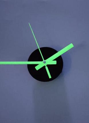 Настінний годинник, що світиться в темряві, рімський колір салатовий diy зроби сам 40 см3 фото