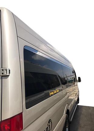 Верхняя окантовка стекол для mercedes sprinter 2006-2018 гг  нерж