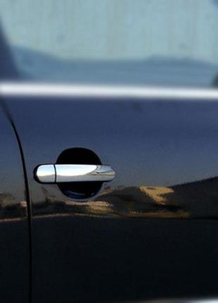 Накладки на ручки (4 шт., нерж.) omsaline - італійська нержавійка для volkswagen passat b5 1997-2005 років