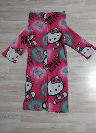 Дитячий халат-плед/жакети/накидка hello kitty