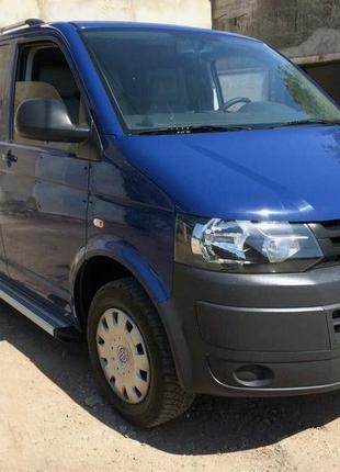 Боковые пороги maya v2 (2 шт., алюминий) короткая база для volkswagen t6 2015-2024,