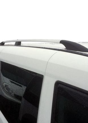 Рейлінги хром maxi, пластикові ніжки для fiat doblo iii 2010-2022 рр