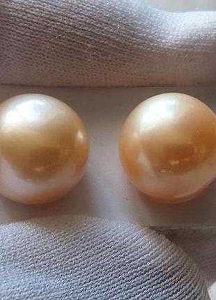 Жемчуг эдисона 1 пара aaa  12.18  мм