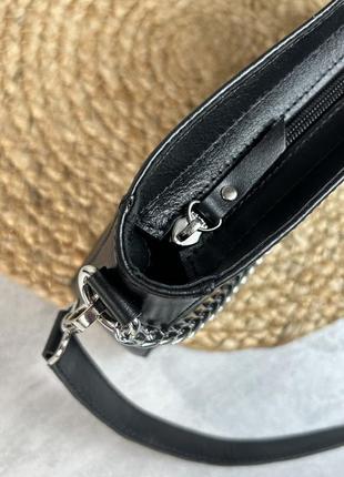 Жіноча сумочка, стильна сумка з натуральної шкіри, маленька бежова сумка клач3 фото