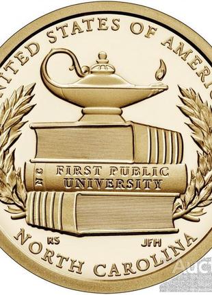 Сша 1 доллар 2021, американские инновации. первый государственный университет, северная каролина