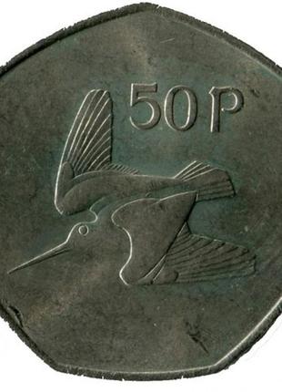 Ирландия › республика ирландия (éire) 50 пенсов, 1970-2000  №1546