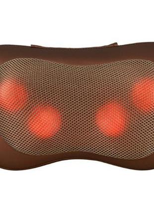 Роликова масажна подушка інфрачервоний масажер для спини та шиї1 фото