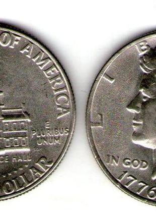 Сша 1/2 долара 1976 200-річчя незалежності сша.