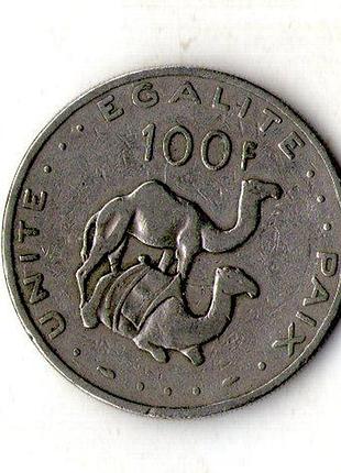 Джибуті 100 франків 1977 рік №1562
