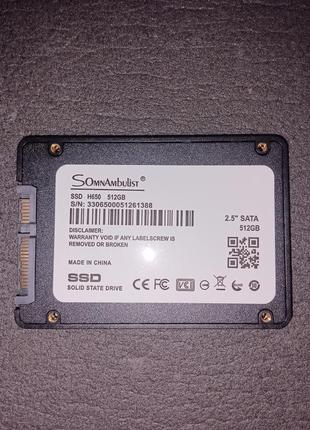 Ssd диск 512gb sata 2.5