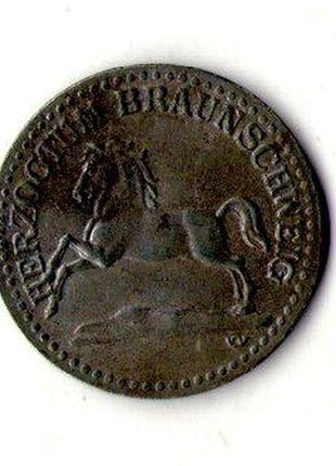 Німеччина - германия 10 пфеннингов 1918 нотгельд железо герцогство брауншвик  №1285