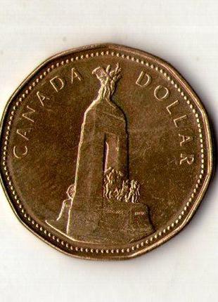 Канада 1 доллар, 1994 национальный мемориал  №1204