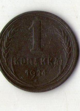 Ссср 1 копейка 1924 год медь оригинал №291