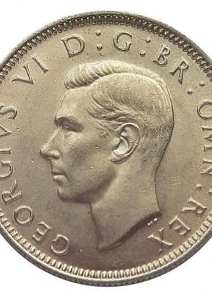 Великобританія ä король георг vi 1 1959, 1937-1946 198с — лев, що стоїть на короні срібло no577