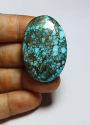 Бирюза 57 карат 38 х 25 х 5 мм