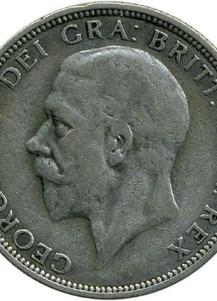 Великобритания › король георг v 2 шиллинга (флорин), 1927-1935 серебро №7091 фото